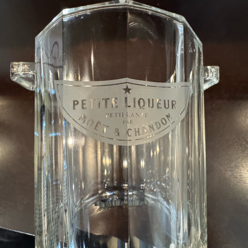 Moët & Chandon Glass Ice Bucket Petite Liqueur Crystal Ice Bucket - Picture 2 of 7